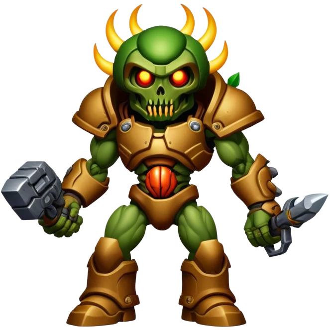 3D, cinematic ultra detailed 32k HD Doom srhoom in pvz 1, brought to life with stunning visual details, each lash, eye, and hair is shown in stunning detail, rich textures, visually rich, so lifelike that it feels like it could leap off the page at any moment emoji