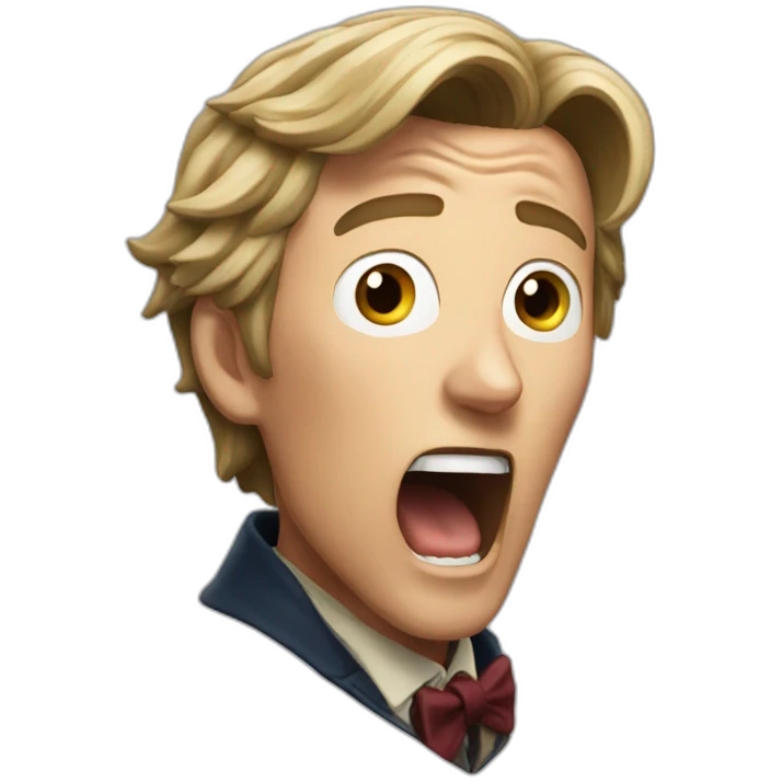 the fourteenth doctor screaming emoji