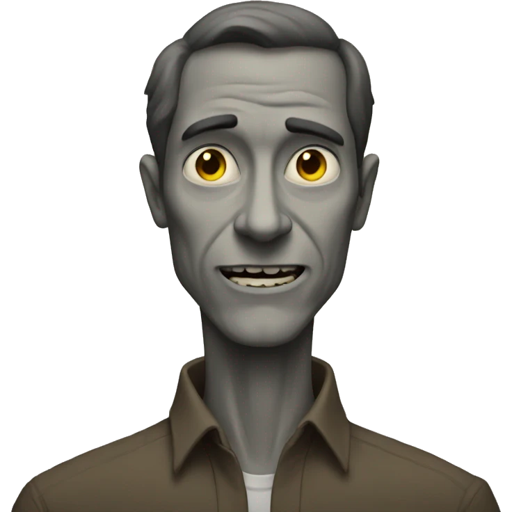 Scary tall human  emoji