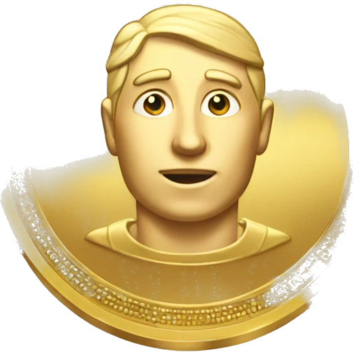 one gold coin emoji