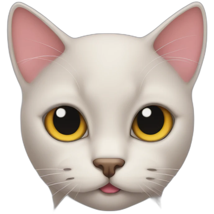 black cat sticking out tongue sad emoji