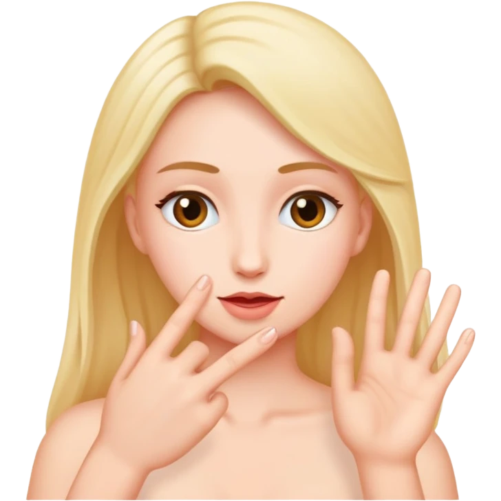 Fingering vagina emoji