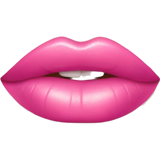 pink lip gloss emoji