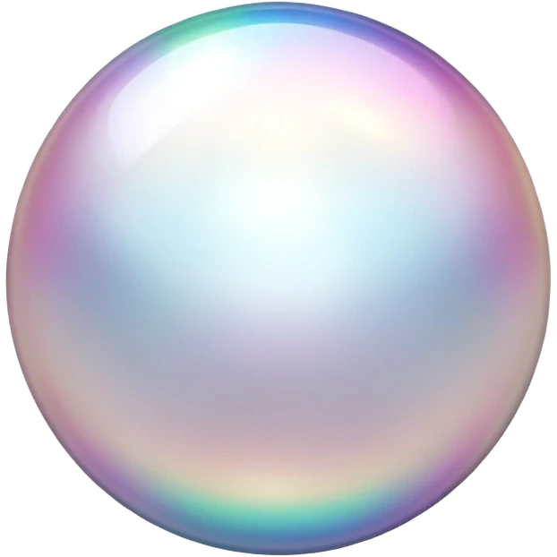 Pearl gemstone shiny and iridescent emoji