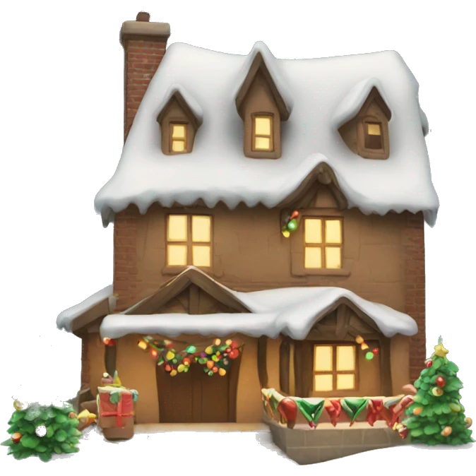 Festive home emoji