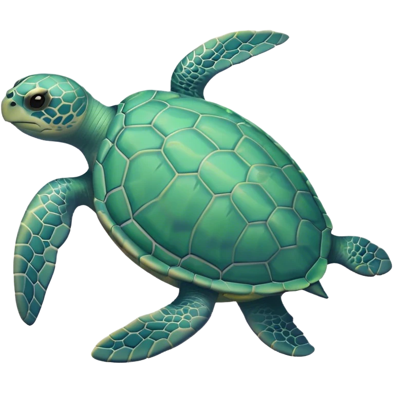Light green Pastel sea turtle emoji