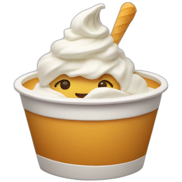 soft serve in tub emoji
