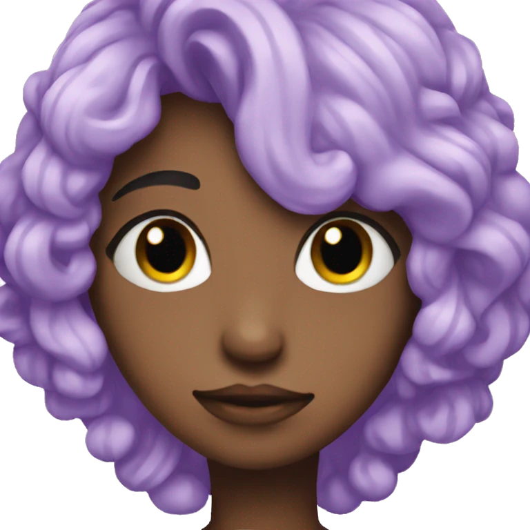 Purple cute aesthetic emoji