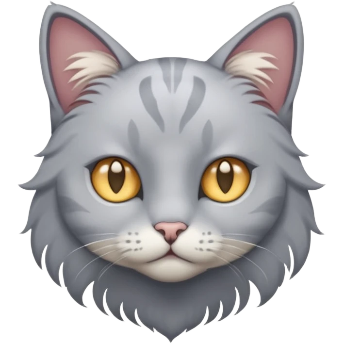 A cat with star eyes wearing a gray shirt emoji