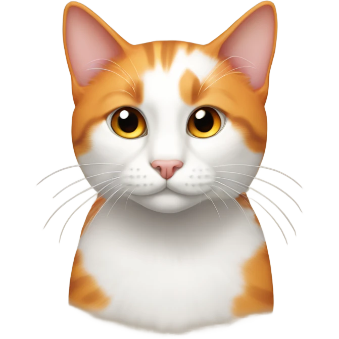 Orange and white cat named boiboi emoji