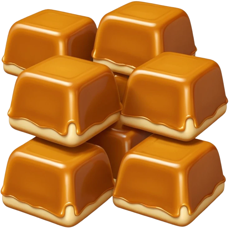 Creamy caramel bites emoji
