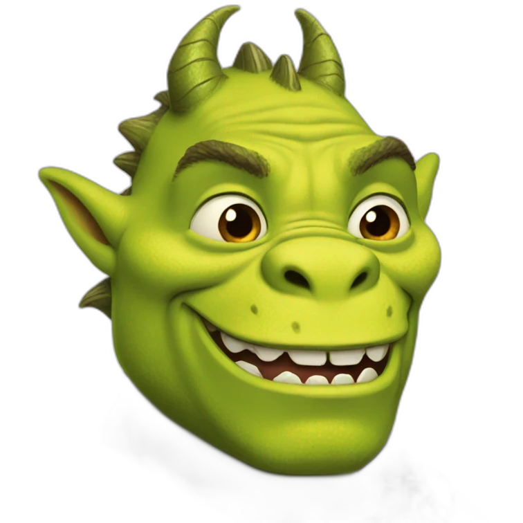 Dragon shrek emoji
