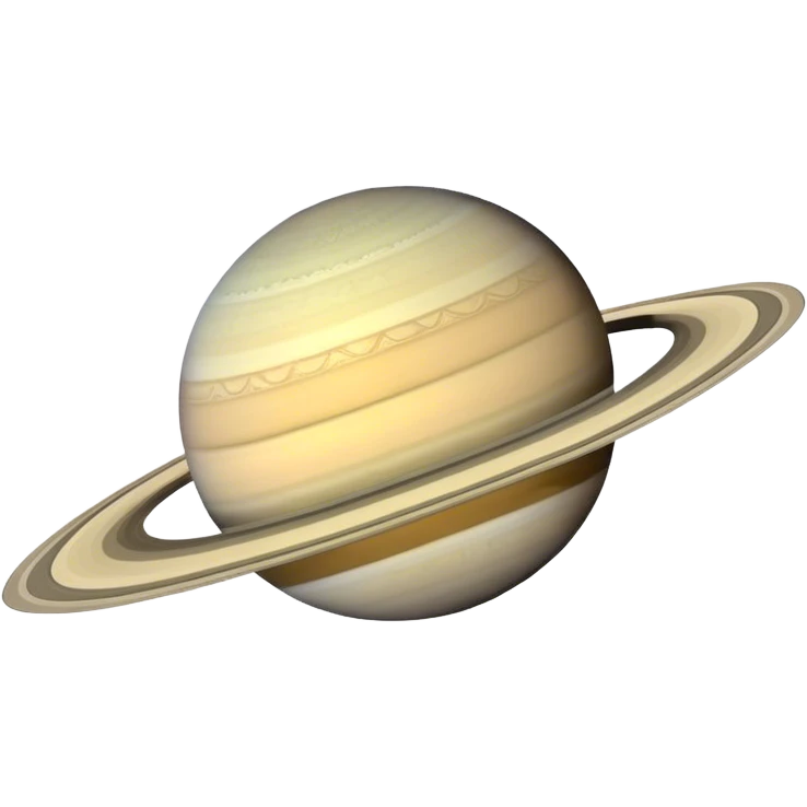 Planet Saturn emoji