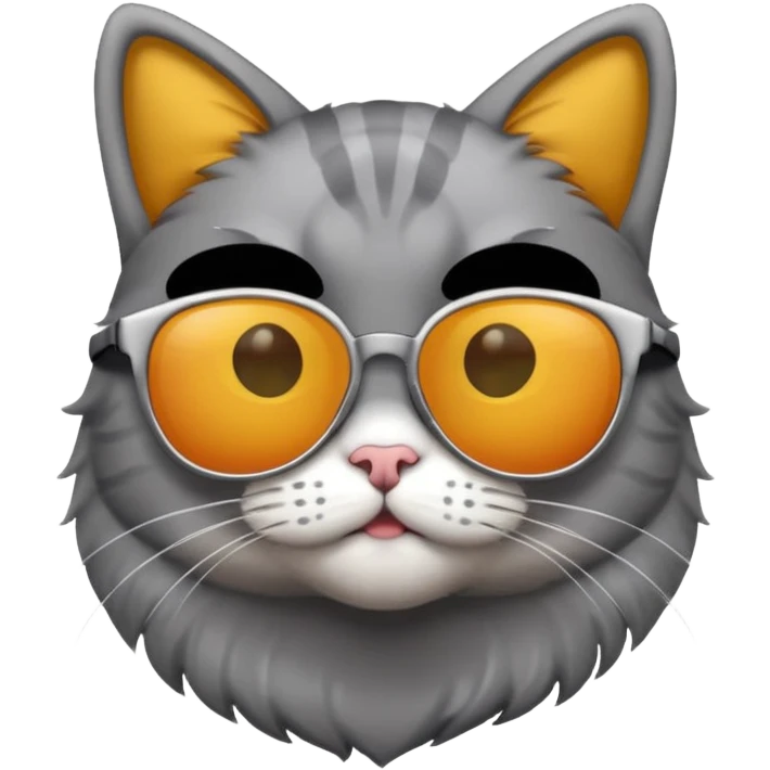 Cat wearing sunglasses emoji
