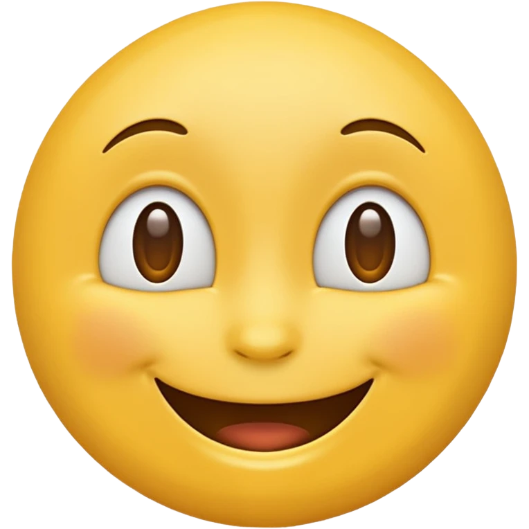 happy face emoji (no cheeks) emoji