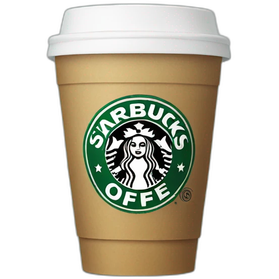 Starbucks cup emoji