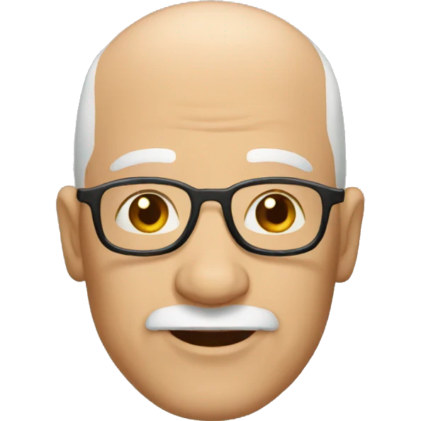 bald grandfather emoji