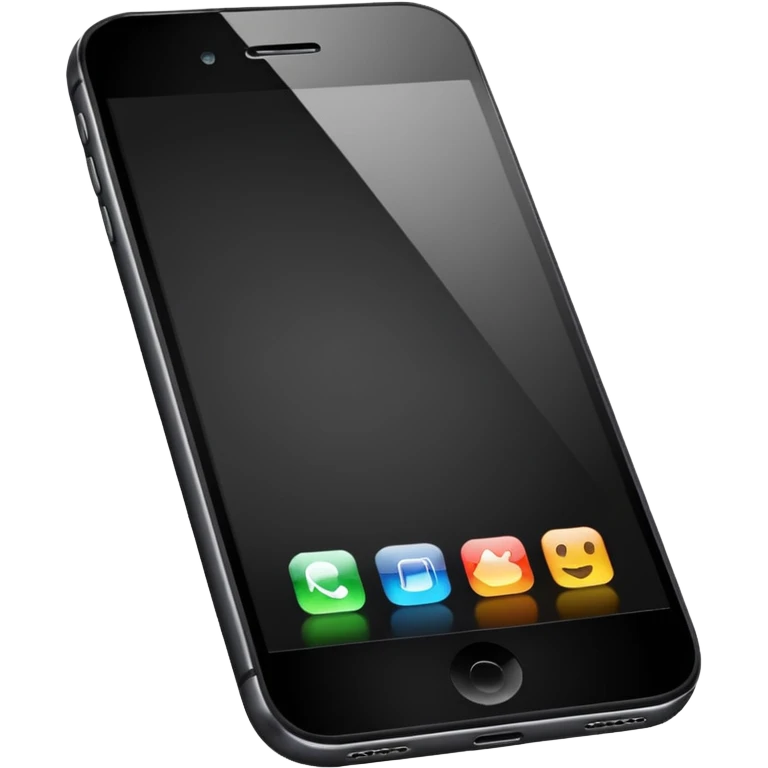 A realistic iphone  emoji
