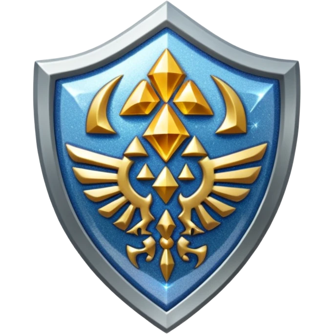 glitter shield Hylian emoji