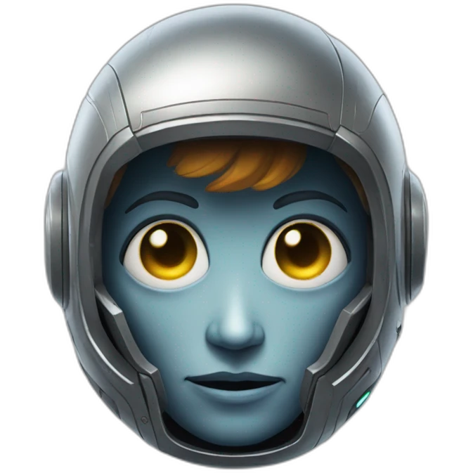 Lost in space robot face emoji