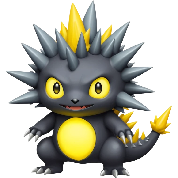 Elemental Dark-type-Electric-type natural Pokémon-Fakémon-creature emoji