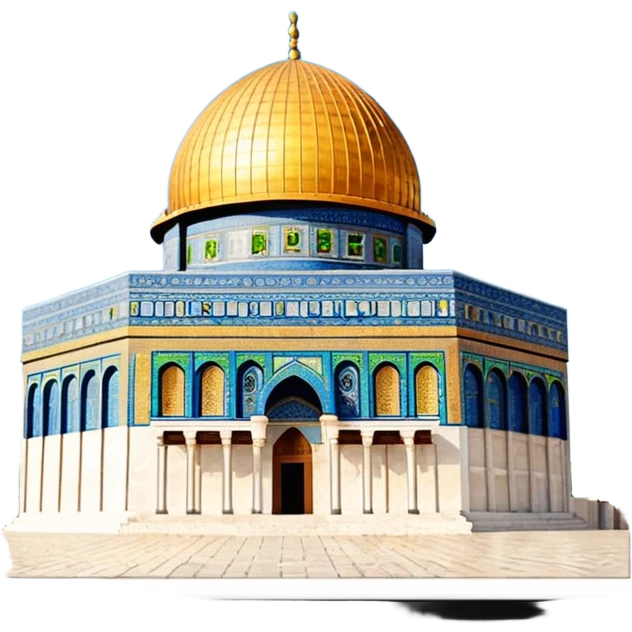 Dome of the rock, Palestine emoji