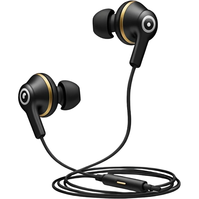 old wired earphones emoji