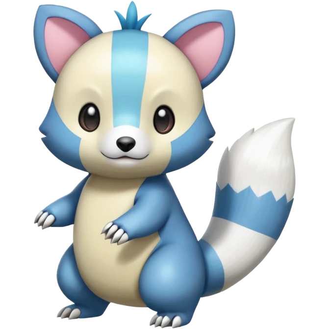 Palkia-Oshawott-Furret-fusion emoji