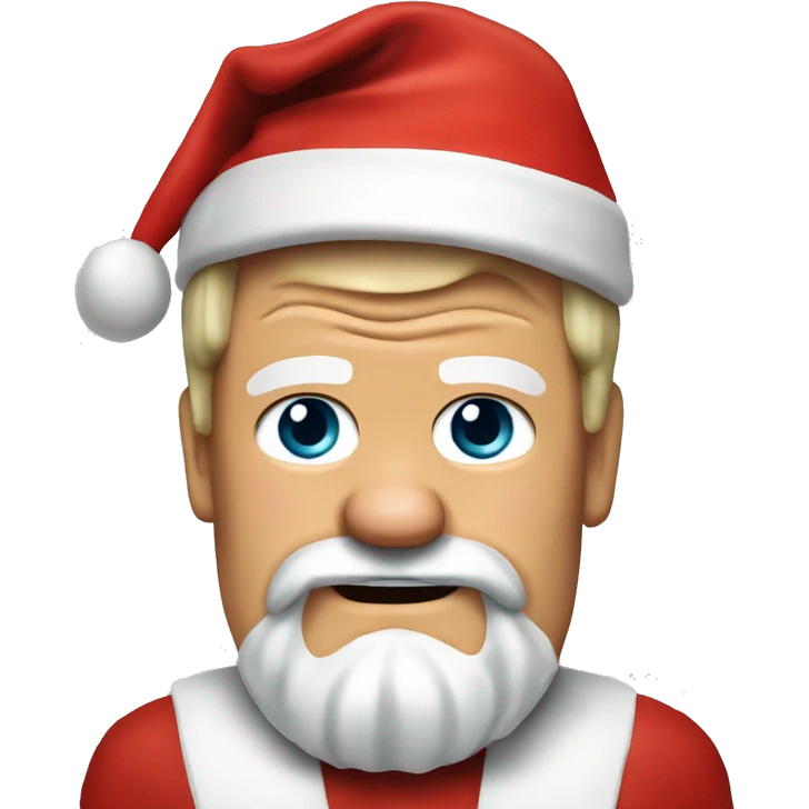 Gordon Ramsay as santa claus emoji