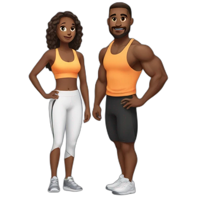 gym couple emoji