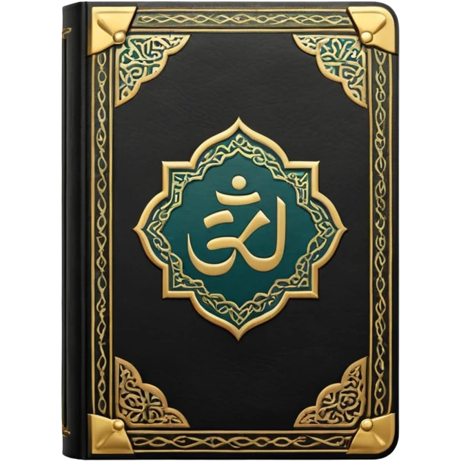Quran closed book and Quran emoji