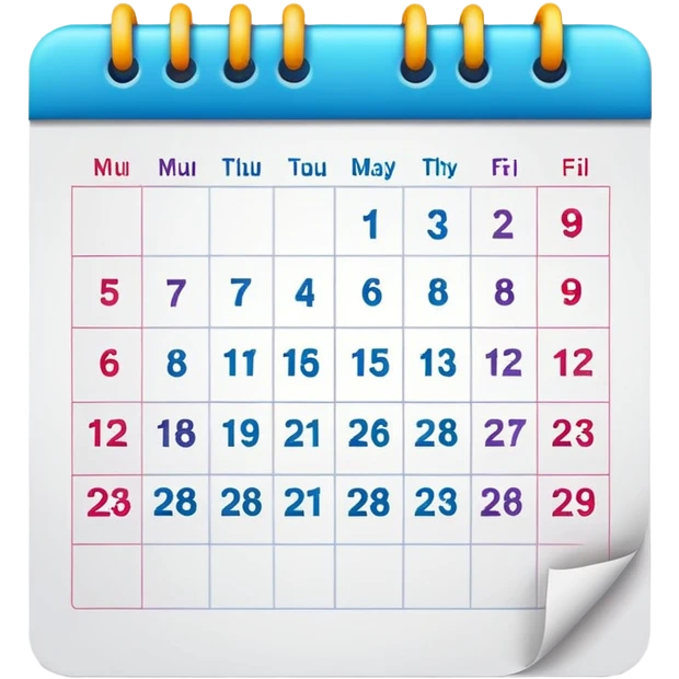 Calender emoji