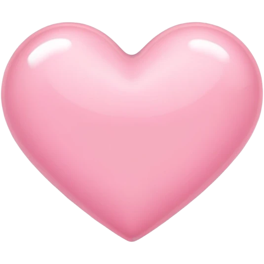 light pink heart  emoji