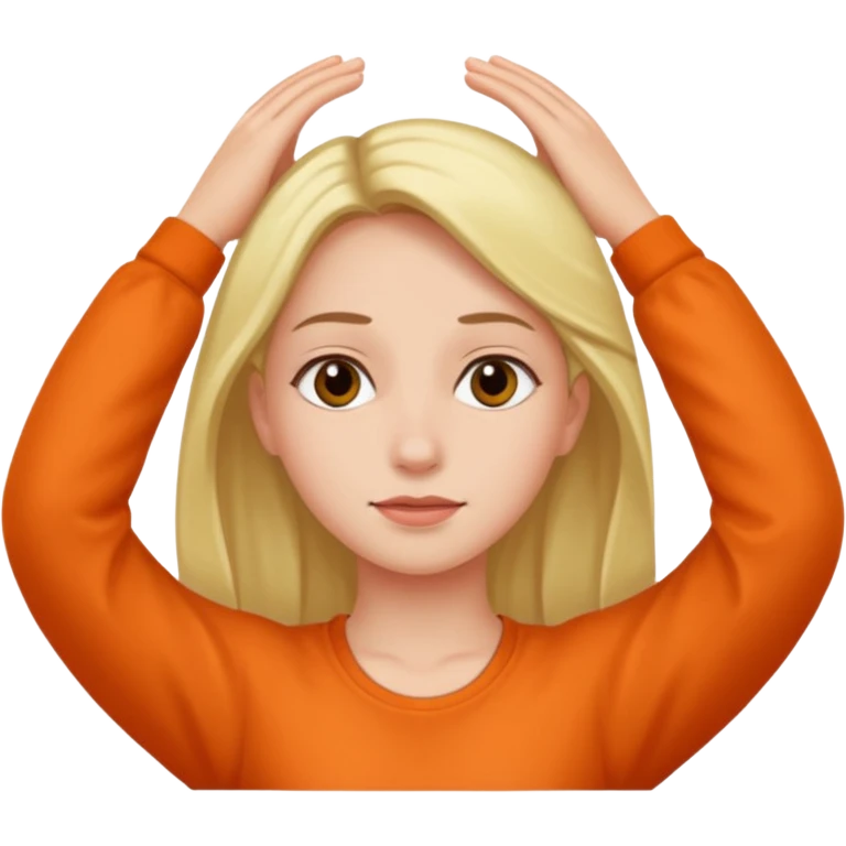 girl with feet behind her head emoji