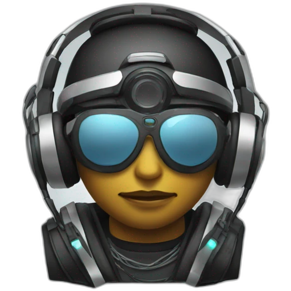 futuristic dj gear emoji
