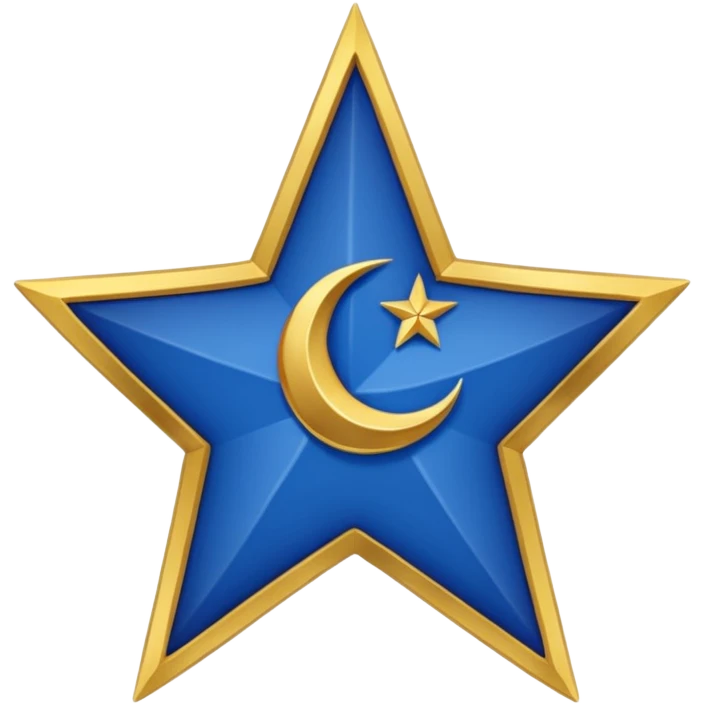 Türk Devletleri Teşkilatı (TDT) veya eski adıyla Türk Dili Konuşan Ülkeler İşbirliği Konseyi (Türk Konseyi) bayrağı ile emoji emoji