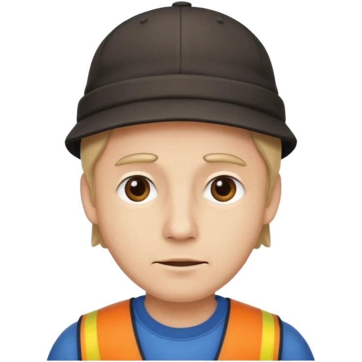 Man with loser on his head emoji
