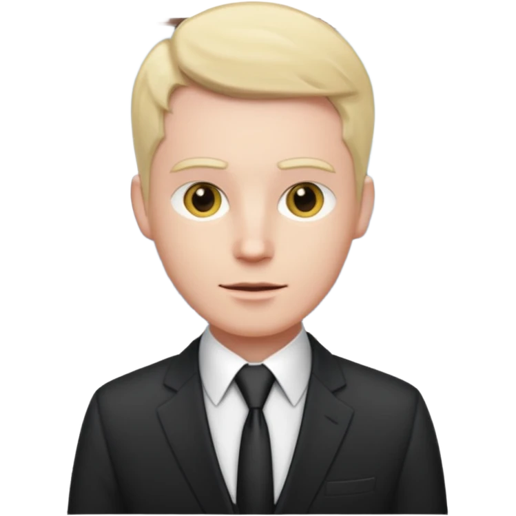a white man, works in an office emoji
