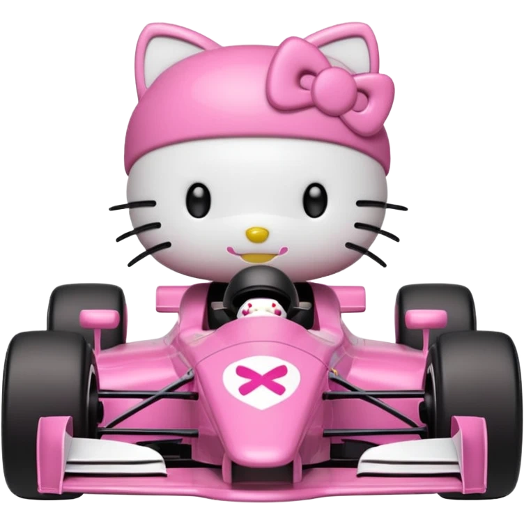 Hello kitty formula 1 emoji