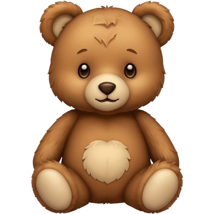 Cute teddy bear emoji