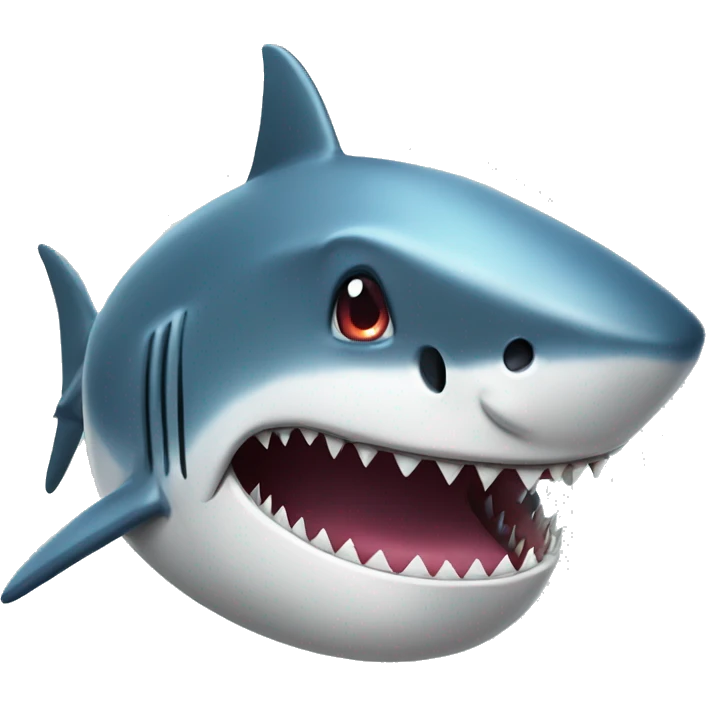 A shark playing games  emoji