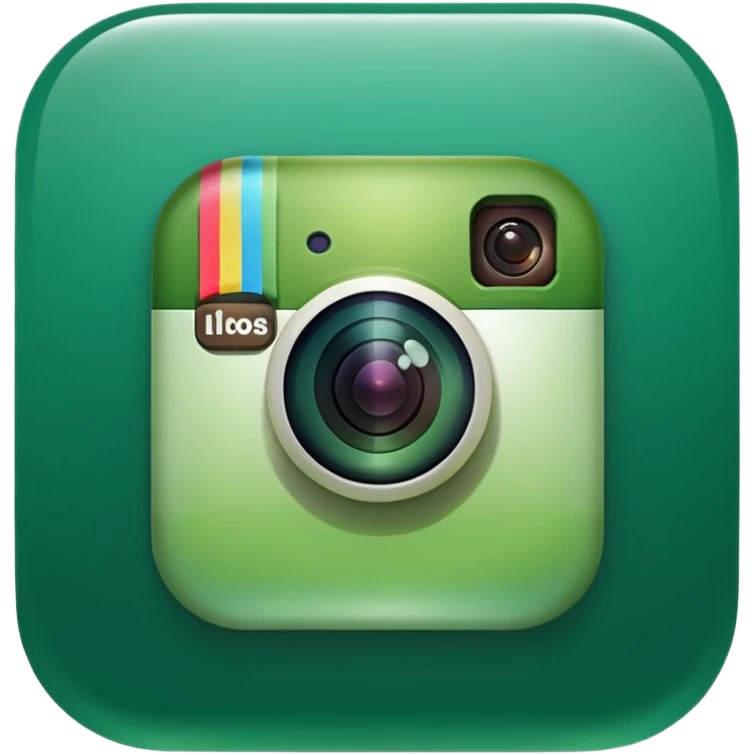 Instagram green verified logo emoji