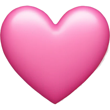 Pink heart emoji