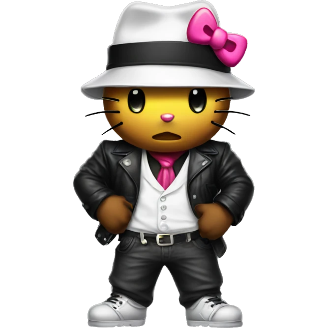 hello kitty gangster emoji