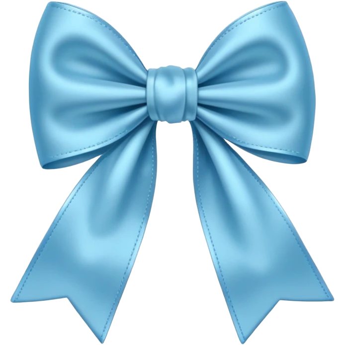emoji Light blue bow emoji