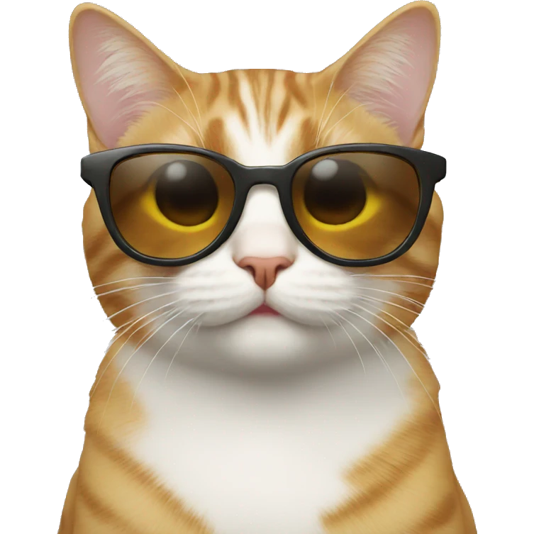 Cat in sunglasses  emoji