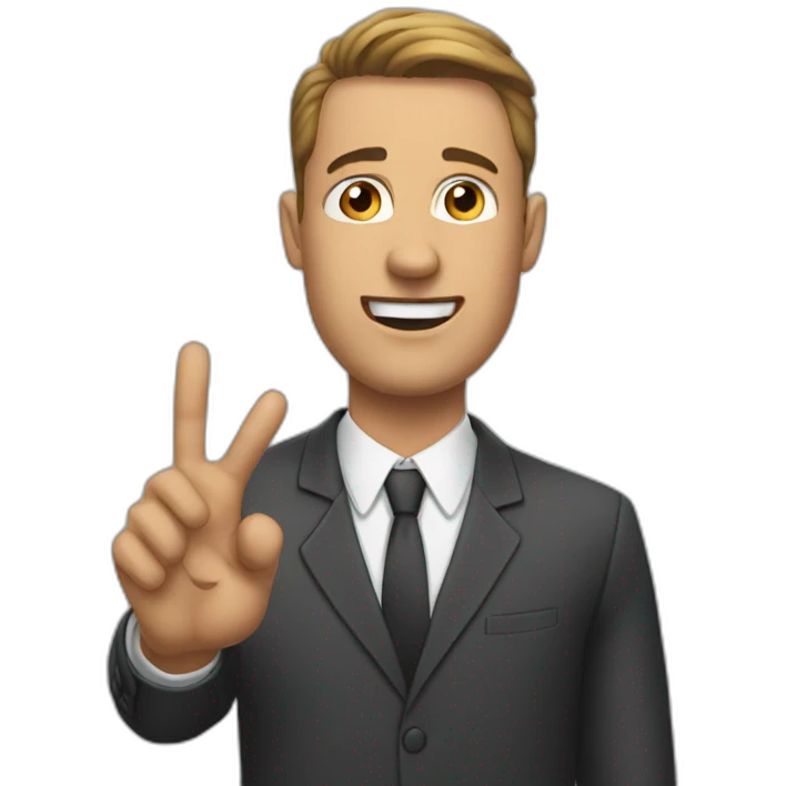 Eric Addams flipping people off emoji