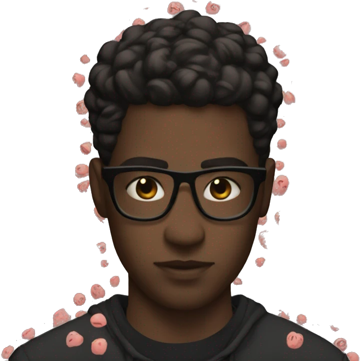 black aesthetic emoji