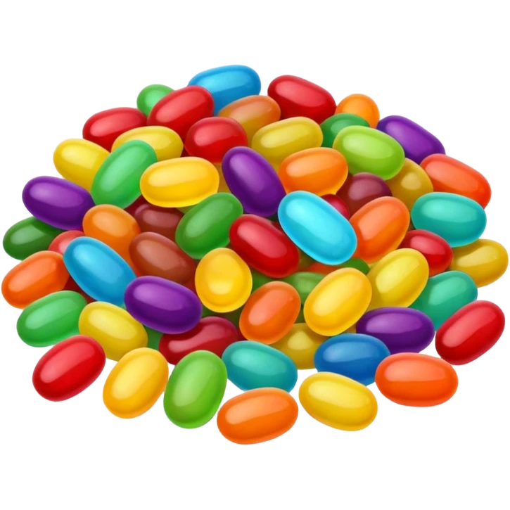 Jelly bean emoji