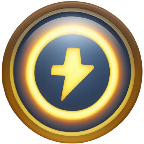 Energy in a button emoji